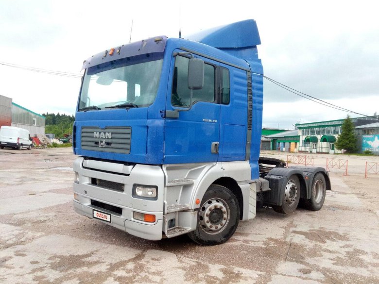 Тягач ман с ленивцем