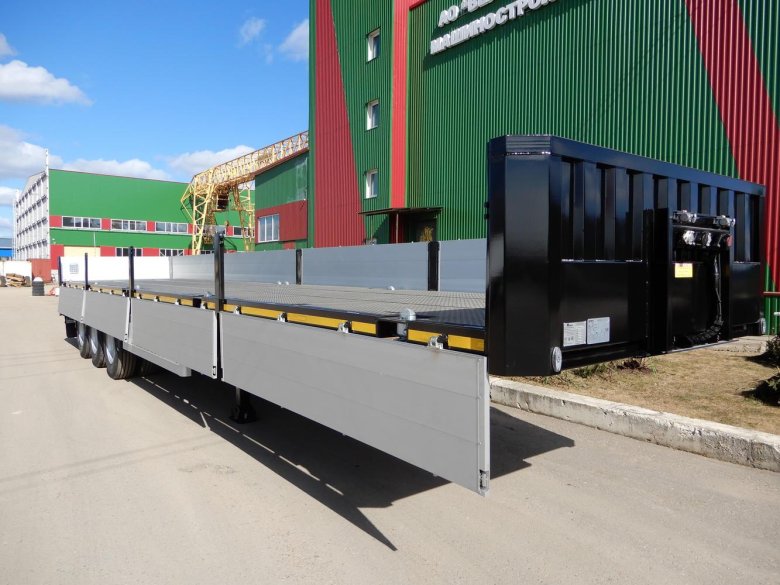 Бортовой полуприцеп Steelbear pt 24