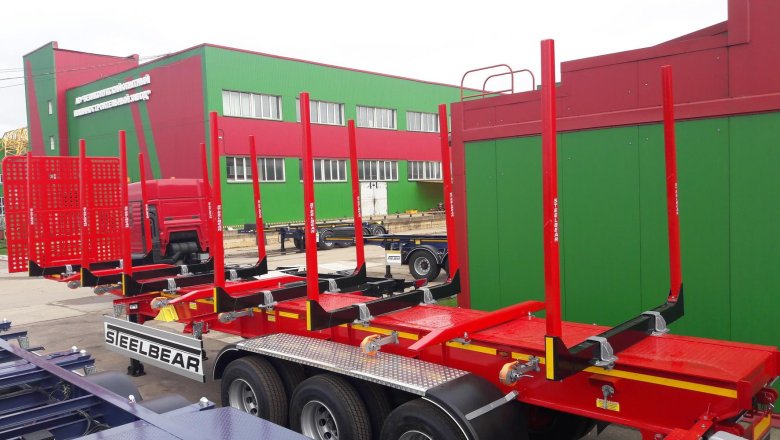 Полуприцеп сортиментовоз (лесовоз) Steelbear pt-24l