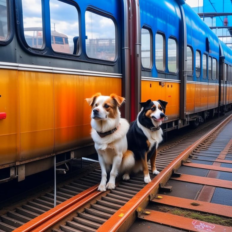 Собака в поезде