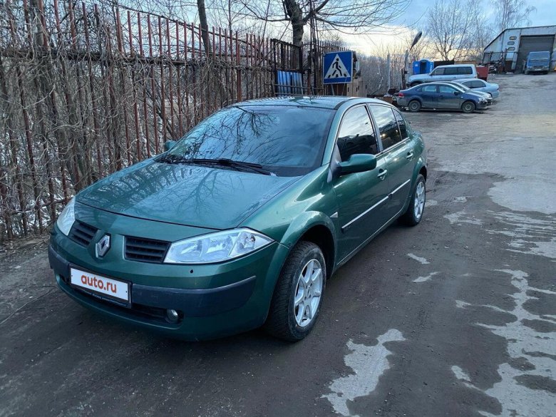 Рено Меган 2 седан зеленые
