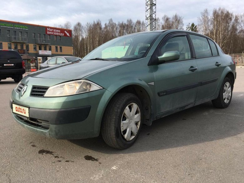 Рено Меган 2 седан зеленые
