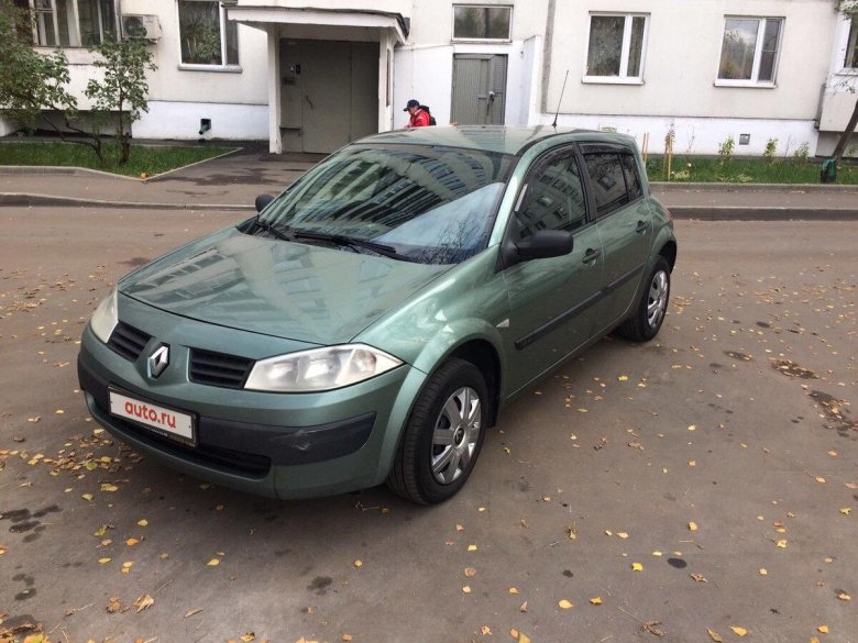 Рено Меган 2 зеленый