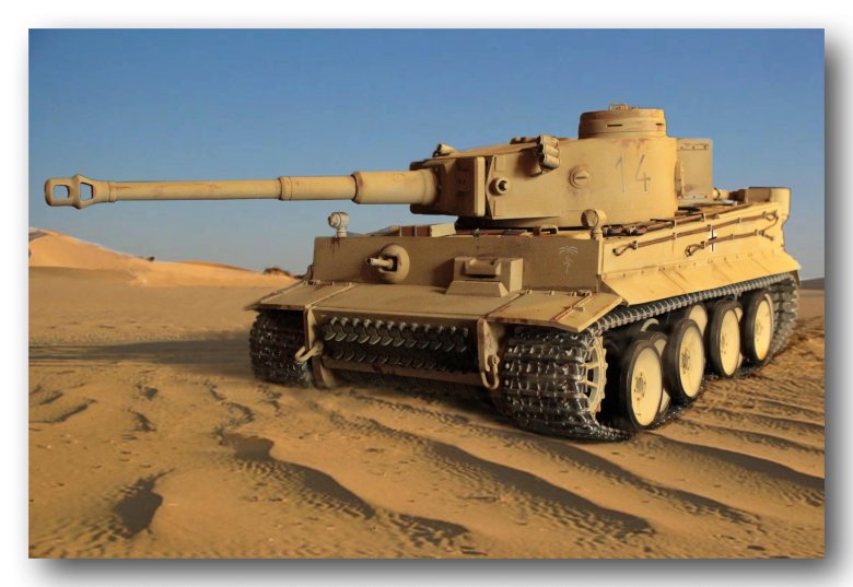 Танк тигр в Африке