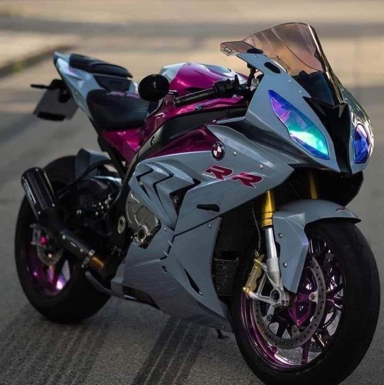 Мотоцикл бмв 1000rr фиолетовый
