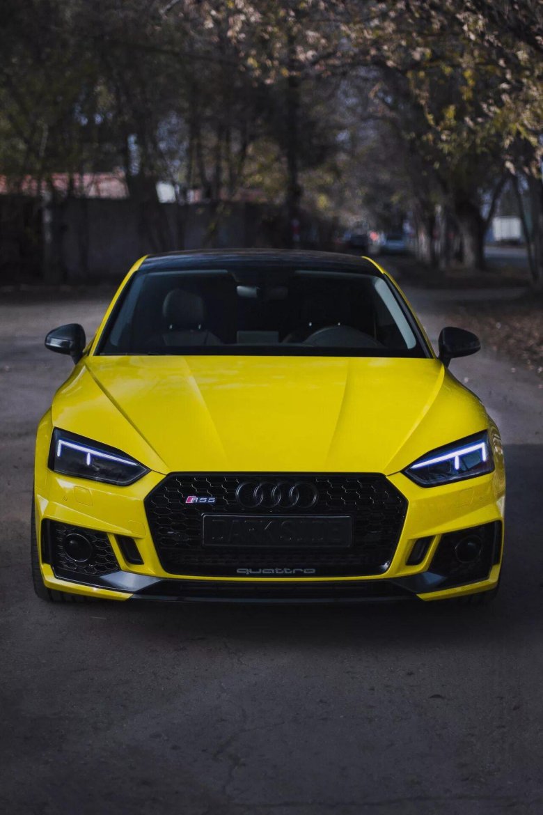 Ауди а4 желтая