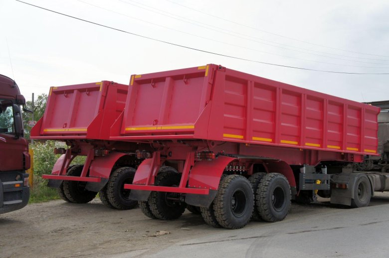 Самосвальные полуприцепы
