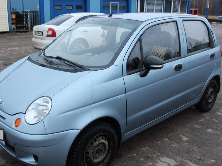 Daewoo Matiz голубой