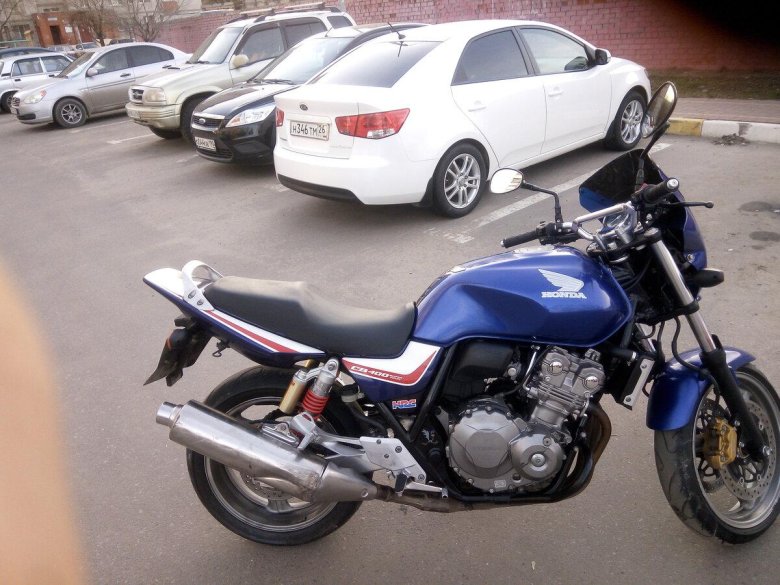 Хонда сб 400 синий