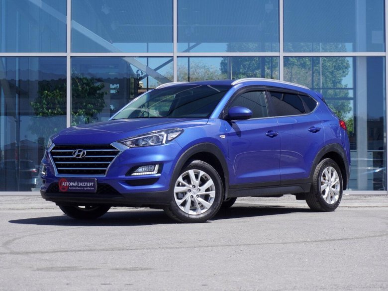 Hyundai tucson 2018 — 2021 iii рестайлинг синий