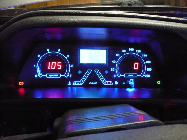 Электронная приборка 2109