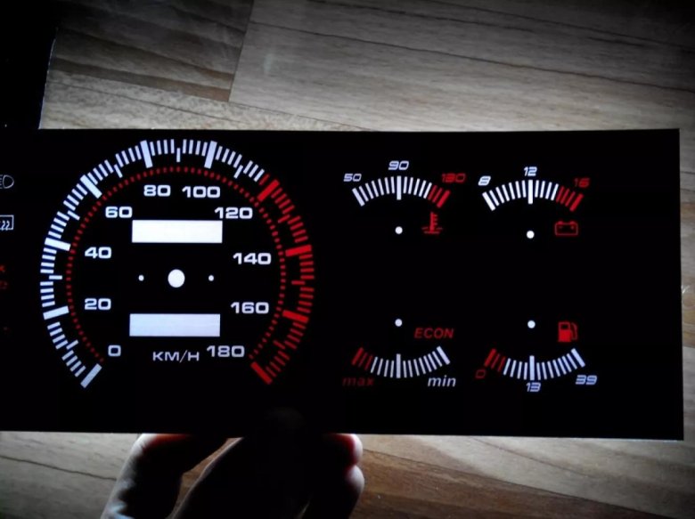 Шкалы панели приборов ВАЗ 2109