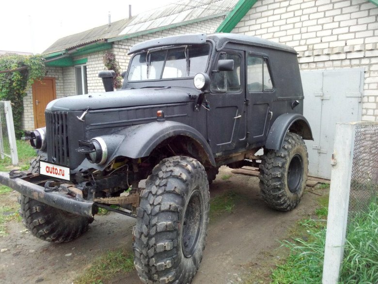 Газ 69 на 33 колесах