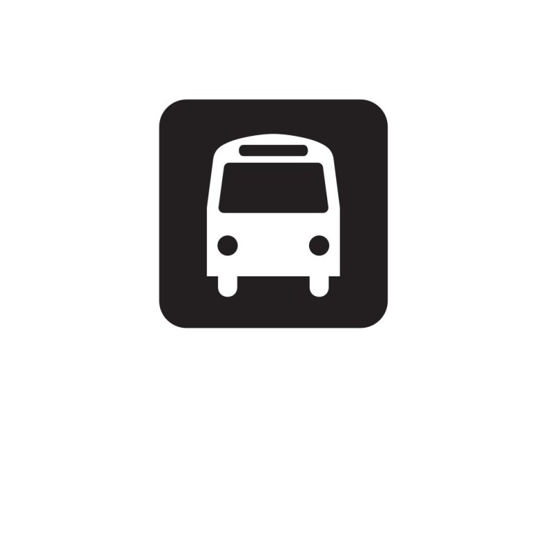 Обозначение автобусной остановки
