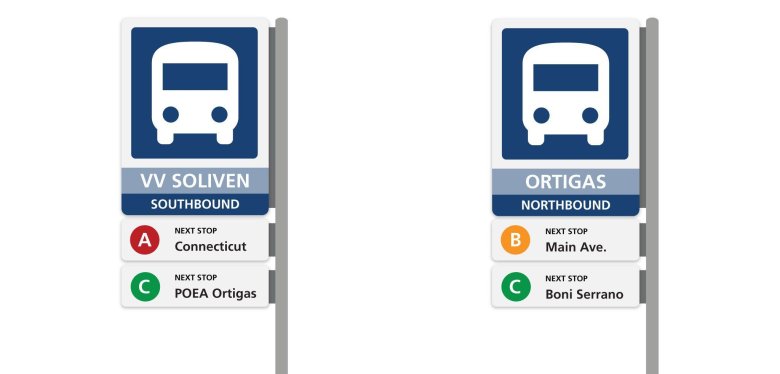 Место остановки автобуса