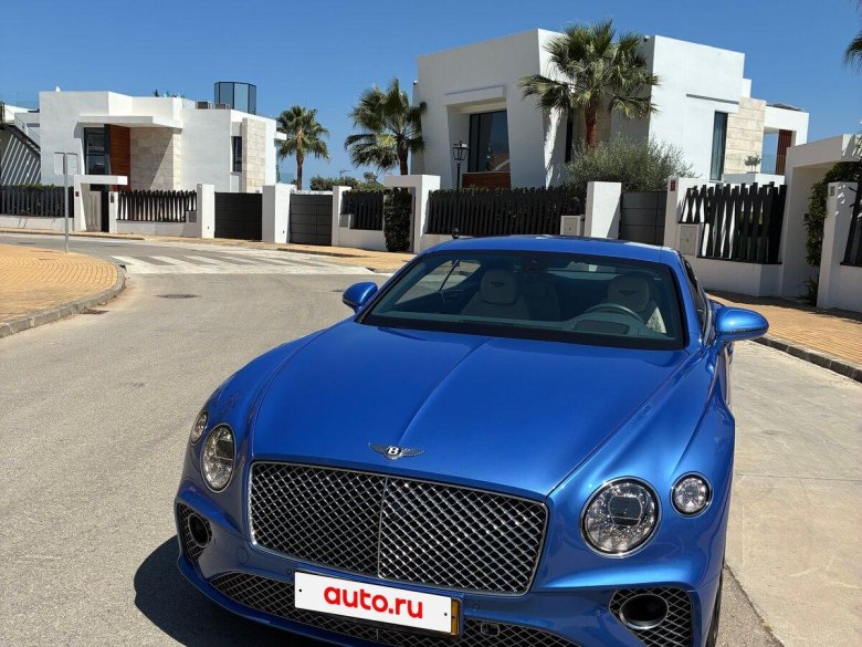 Bentley continental gt blue