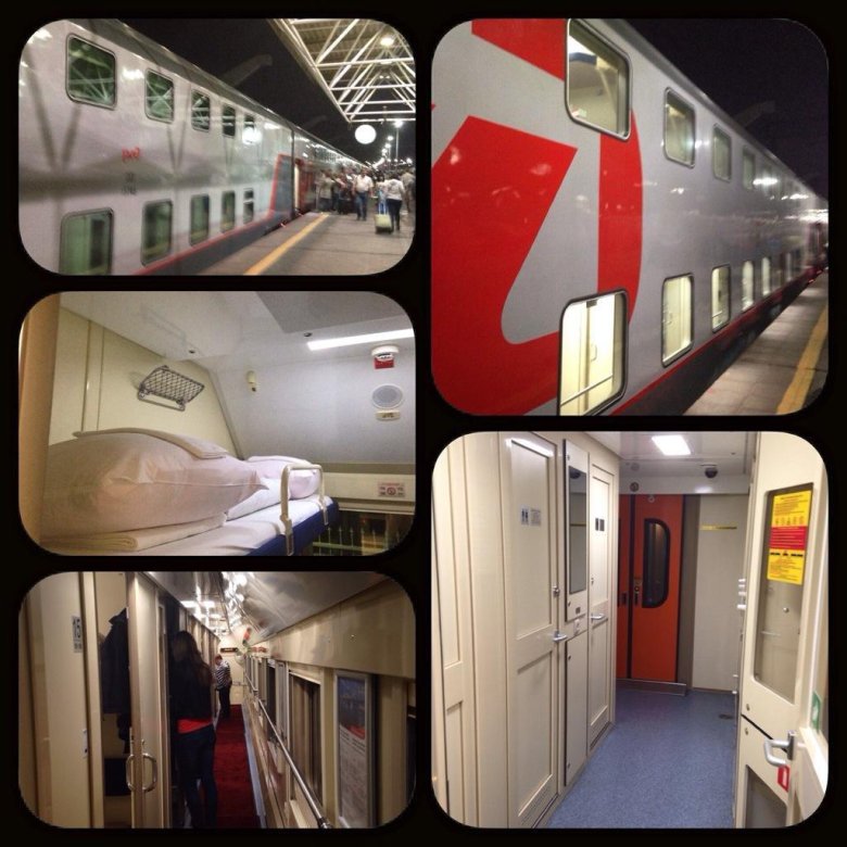 Поезд 005а Санкт-Петербург Москва двухэтажный