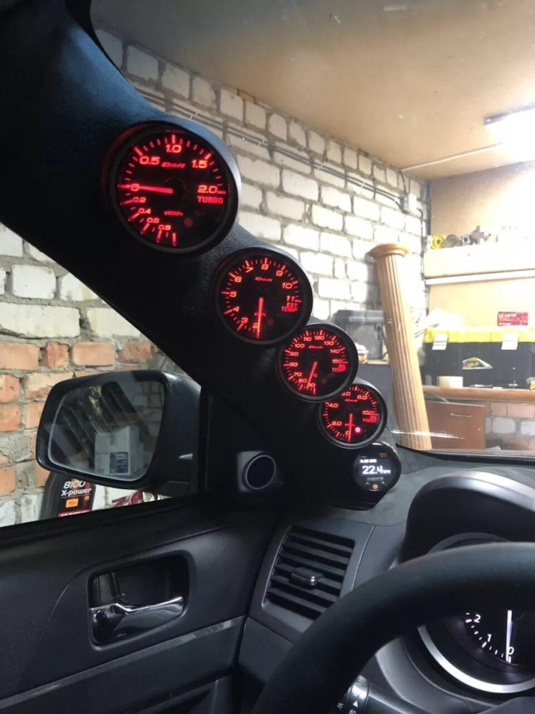 Lancer 9 доп датчики