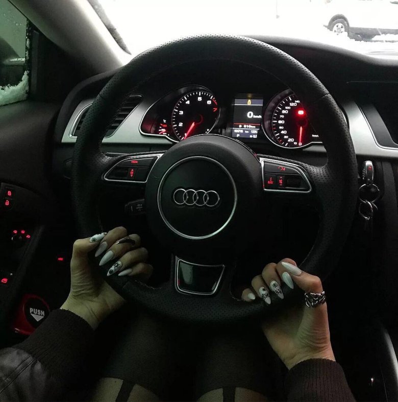 Руль Ауди а6 с7 зима