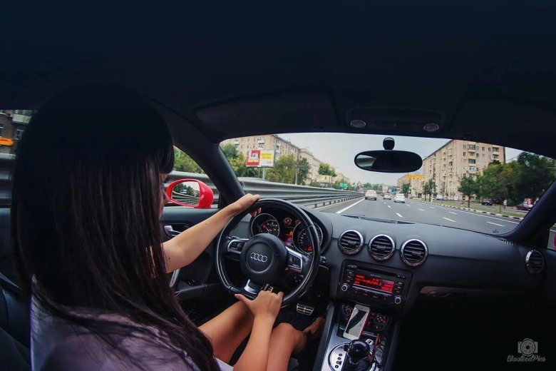 За рулем Ауди ТТ