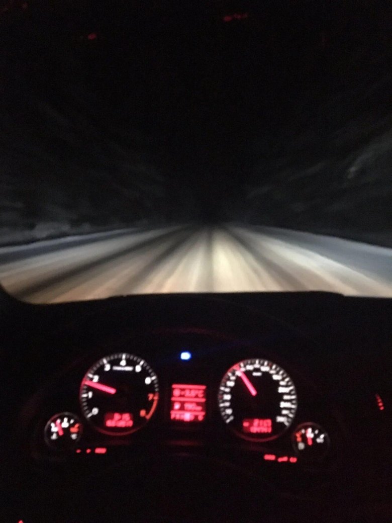 Ночные покатушки на Audi a6