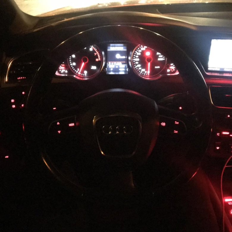 Подсветка салона Ауди а6 с6