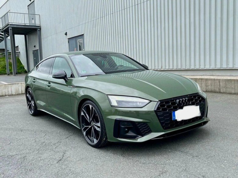 Ауди а 5 зеленая
