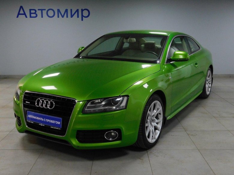 Ауди а5 зеленая
