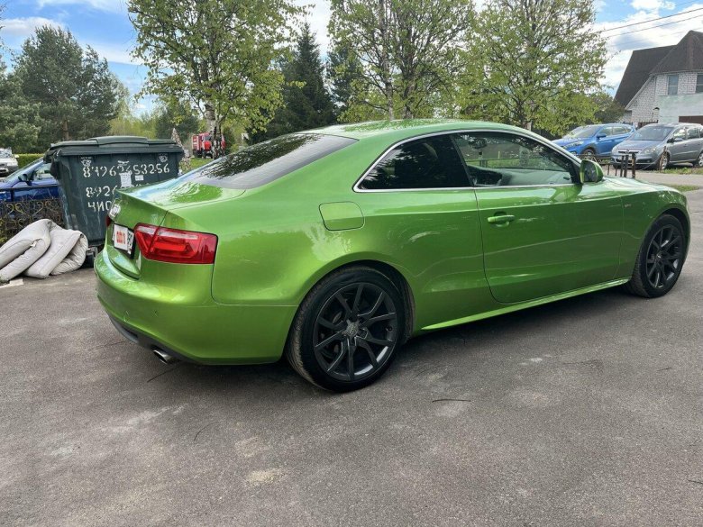 Ауди а5 зеленый металлик