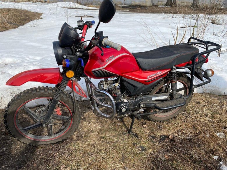 Мопед альфа рубикон 125