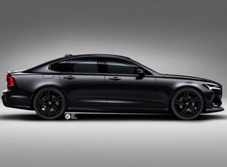 Volvo s90 черная