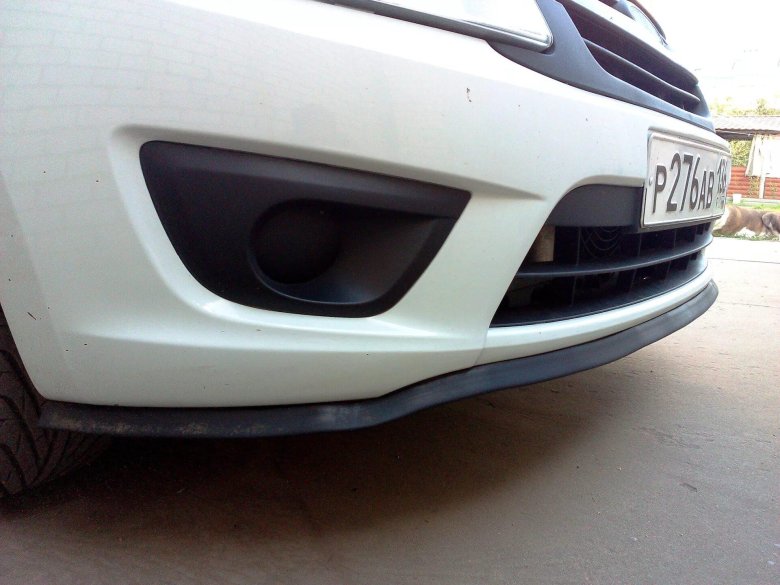 Губа на бампер Лада Гранта