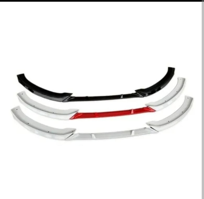 Сплиттер (юбка, губа) "Барс" переднего бампера на Granta