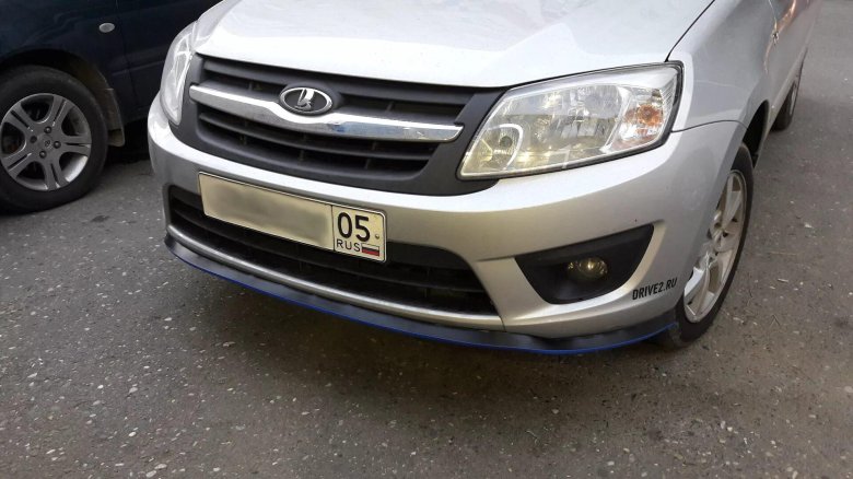 Губа на бампер Лада Гранта