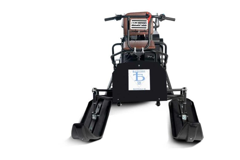 Мотобуксировщик Бурлак м2 с лыжным модулем