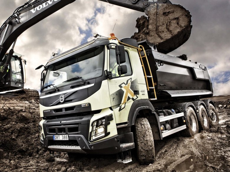 Volvo FMX 8x4 самосвал