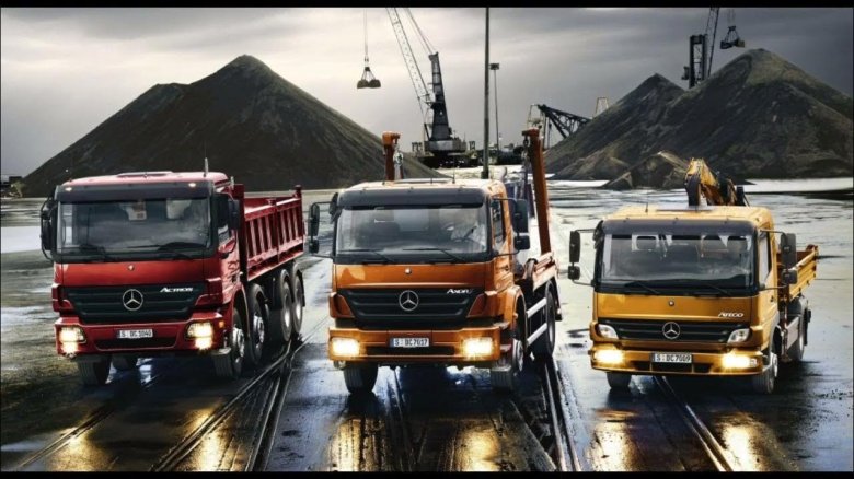 Грузовые автомобили Мерседес Бенц