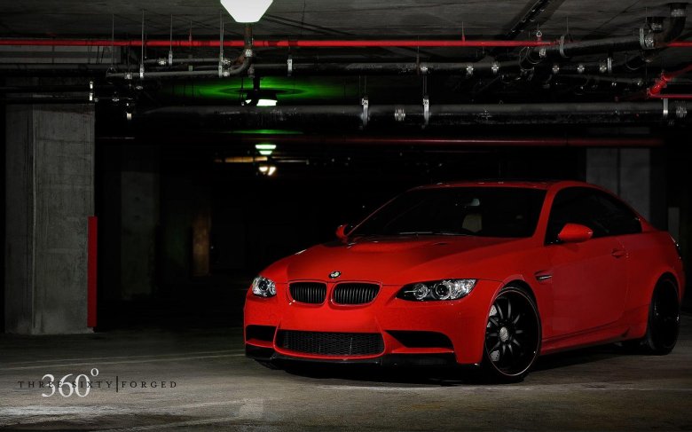 BMW m3 черно красная
