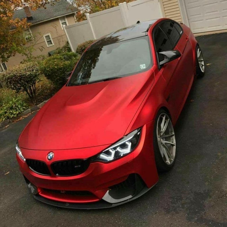 F30 Matte Red BMW