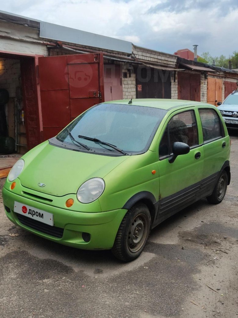 Дэу матиз зеленый