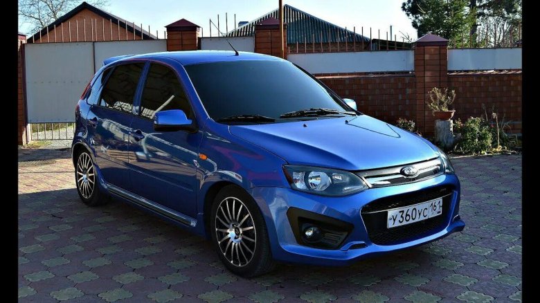 Lada kalina 2 sport синяя