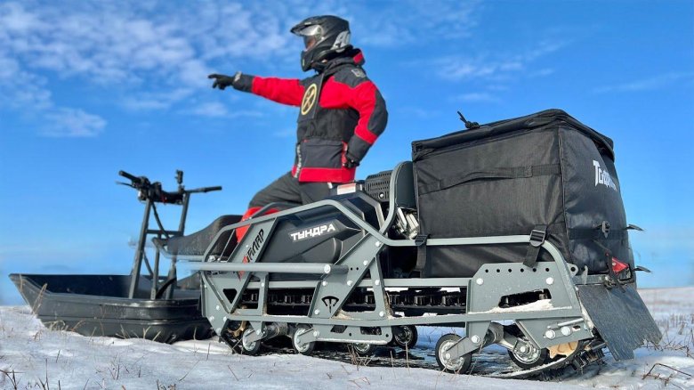 Мотобуксировщик бурлак экспедитор