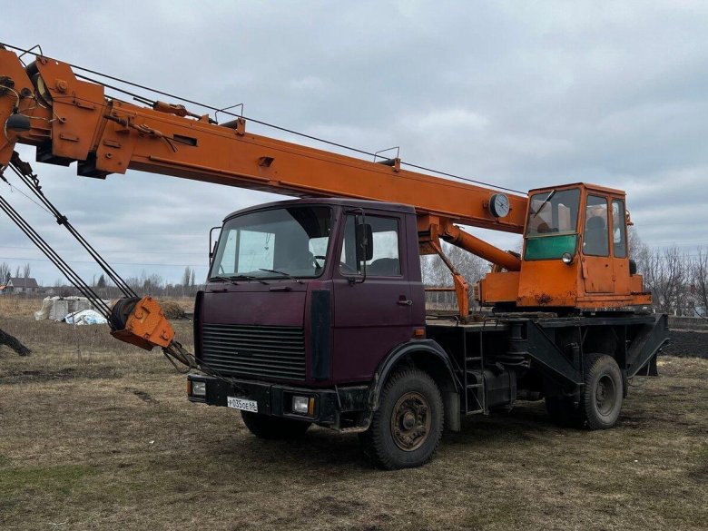 Маз автокран ивановец 14т