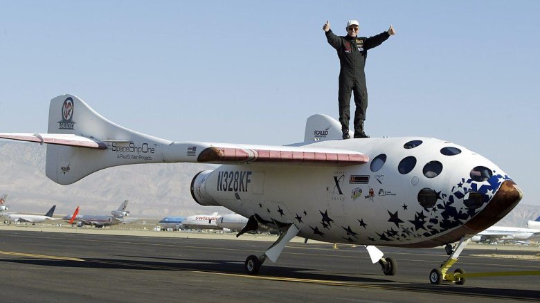 SPACESHIPONE экспериментальный самолёт