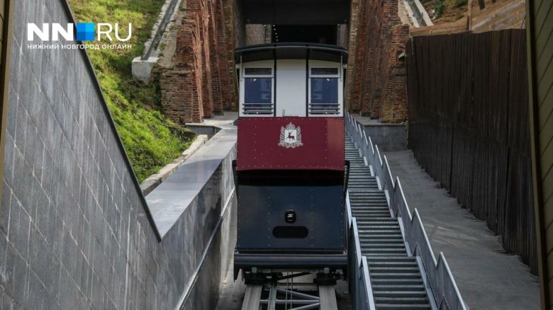 Новый фуникулер в кремле нижний новгород