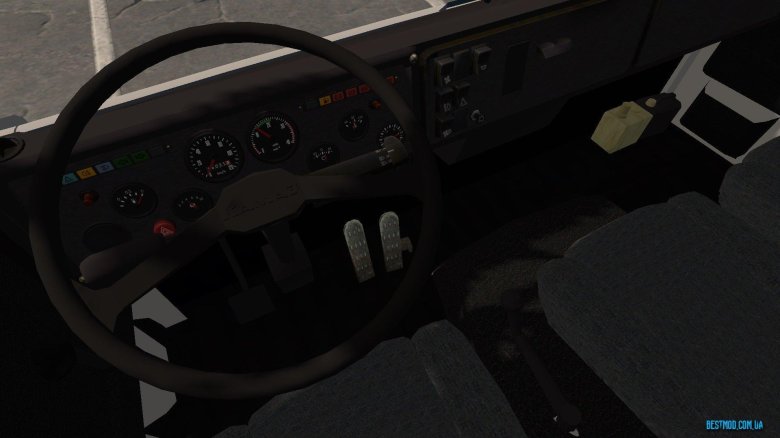 КАМАЗ 54115 приборная панель