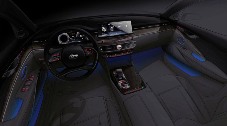 Kia k900 интерьер