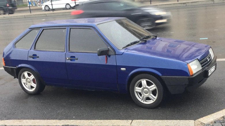 Лада 2109 синяя