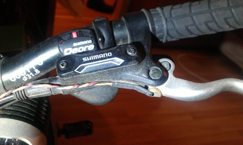 Ручка тормоза для электровелосипеда Shimano
