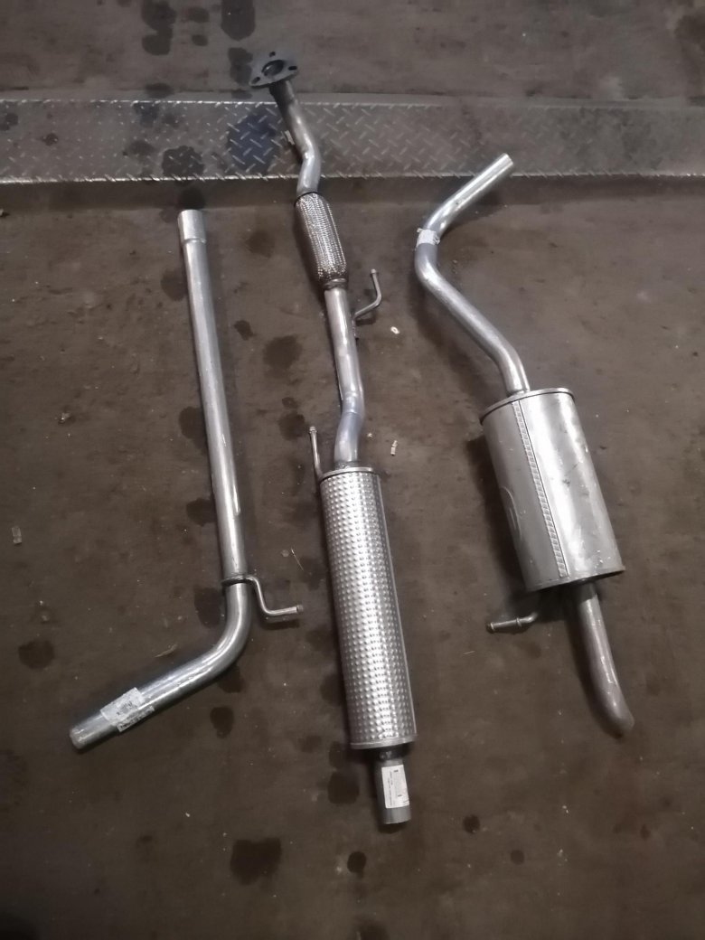 Выхлопная система Skoda Fabia 2